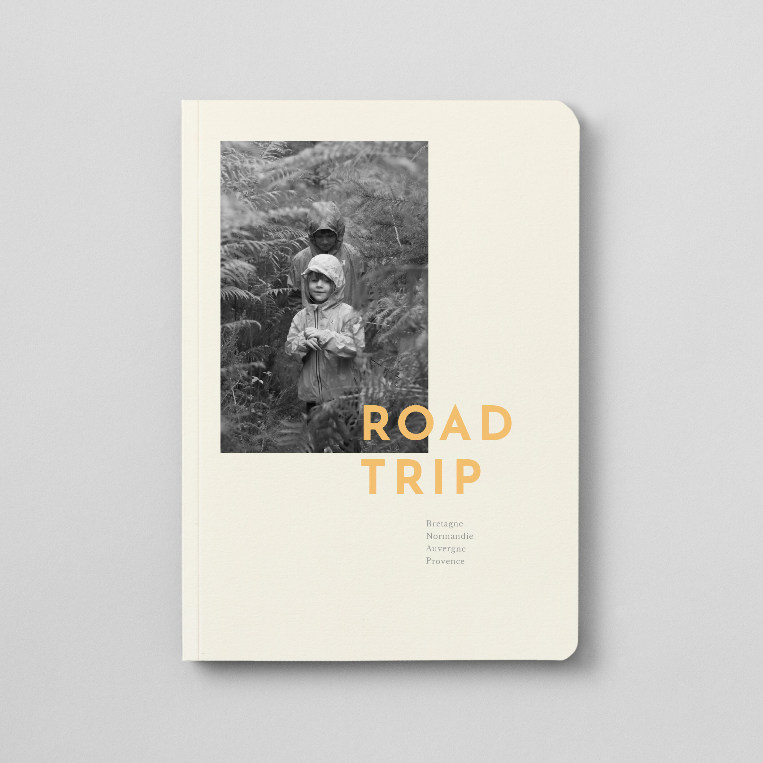 Notizbuch mit Softcover und Foto (monochrom) Notizbuch mit Softcover und Foto (monochrom)