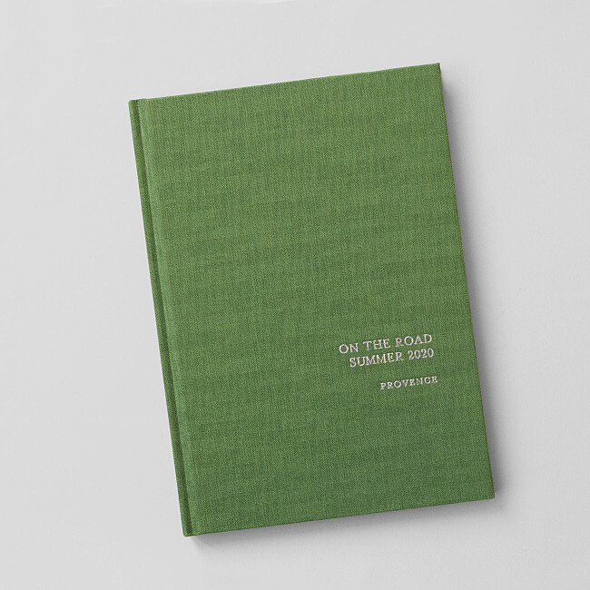Notizbuch Stoffeinband veredelt Notizbuch Stoffeinband veredelt