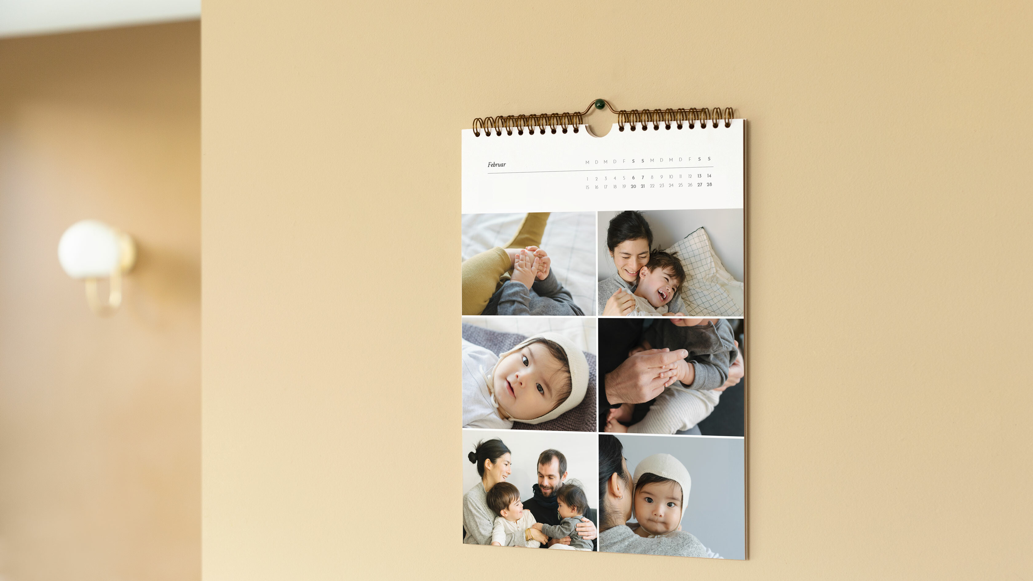 Personalisierbarer Wankalender Rosemood Personalisierbarer Wankalender Rosemood