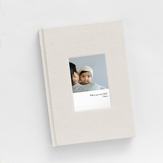 Notizbuch Stoffeinband und Foto Notizbuch Stoffeinband und Foto