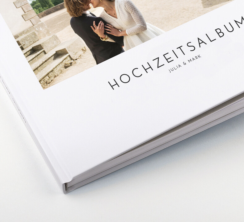 Fotobuch Hardcover Silberhochzeit gestalten