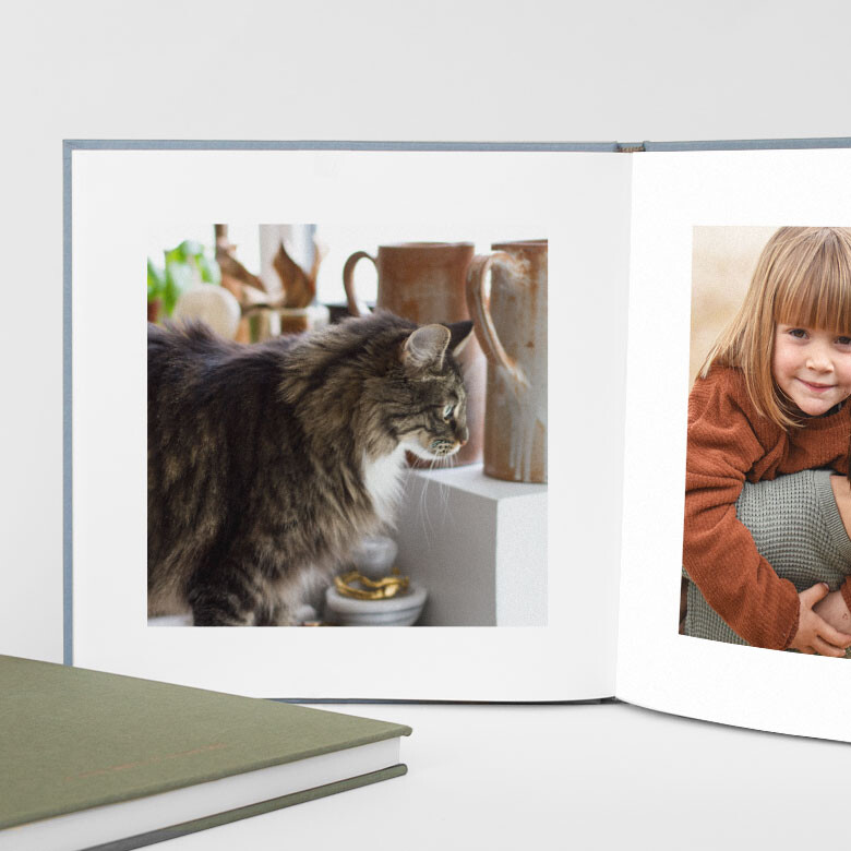 Fotobuch mit Stoffeinband Haustier