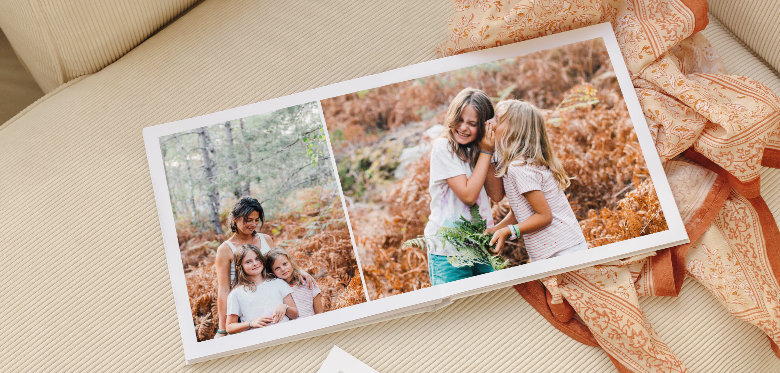 Fotobuch mit Layflat-Bindung Fotobuch mit Layflat-Bindung