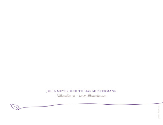 Hochzeitseinladungen Vöglein violett - Seite 4 Hochzeitseinladungen Vöglein violett - Seite 4