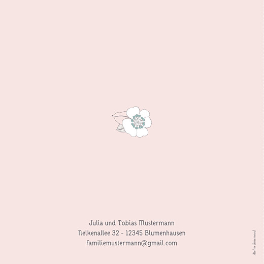 Geburtskarten Blumenkrone rosa - Seite 4