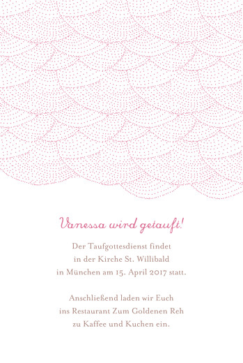 Taufeinladungen Träumerei rosa - Seite 3 Taufeinladungen Träumerei rosa - Seite 3