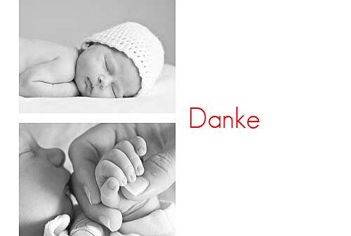 Dankeskarten Zeitgeist weiss Dankeskarten Zeitgeist weiss