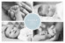 Dankeskarten Stempel 4 fotos zartblau - Seite 1 Dankeskarten Stempel 4 fotos zartblau - Seite 1