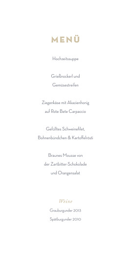 Menükarte Schleier Grau - Seite 3 Menükarte Schleier Grau - Seite 3