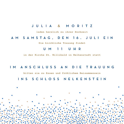 Hochzeitseinladungen Confetti Blau - Seite 3 Hochzeitseinladungen Confetti Blau - Seite 3