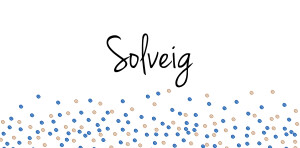 Platzkarte Confetti Blau Platzkarte Confetti Blau