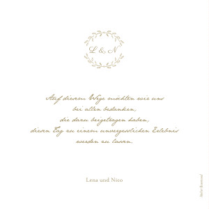 Dankeskarten Hochzeit Lyrik Sand Dankeskarten Hochzeit Lyrik Sand