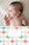 Geburtskarte Bunte bögen 2 fotos mädchen Geburtskarte Bunte bögen 2 fotos mädchen