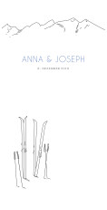Menükarte Hochzeit Winterhochzeit Weiß Menükarte Hochzeit Winterhochzeit Weiß