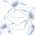 Hochzeitseinladung Floralie blau Hochzeitseinladung Floralie blau
