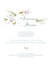 Hochzeitseinladungen Frühlingshauch Weiß Hochzeitseinladungen Frühlingshauch Weiß