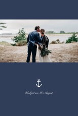 Dankeskarten Hochzeit Anker Blau Dankeskarten Hochzeit Anker Blau