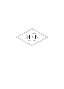 Kirchenheft Hochzeit Monogramm Blau Kirchenheft Hochzeit Monogramm Blau