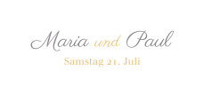 Anhänger Hochzeit Idylle Gelb Anhänger Hochzeit Idylle Gelb