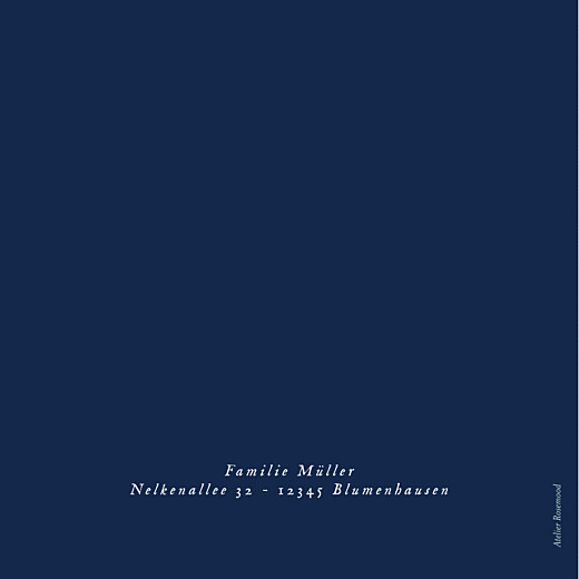 Geburtskarte Universum 4 fotos (gold) blau Geburtskarte Universum 4 fotos (gold) blau