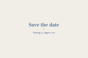 Save-the-Date Karten Naturnah (gold) blau Save-the-Date Karten Naturnah (gold) blau