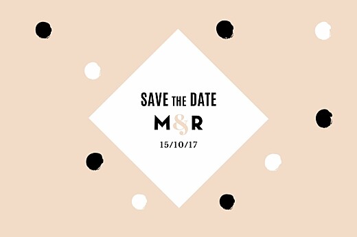 Save-the-Date Karte Glänzend (gold) rosa Save-the-Date Karte Glänzend (gold) rosa