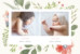 Geburtskarten Blumen aquarell zwillinge beige - Seite 1 Geburtskarten Blumen aquarell zwillinge beige - Seite 1