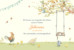 Geburtskarte Herbstmärchen grün Geburtskarte Herbstmärchen grün