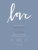 Hochzeitseinladungen Liebesbotschaft portrait blau - Seite 1 Hochzeitseinladungen Liebesbotschaft portrait blau - Seite 1