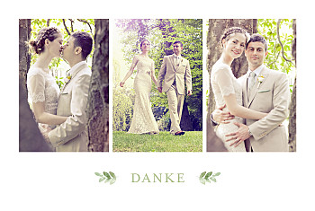 Dankeskarten hochzeit englischer garten grün Dankeskarten hochzeit englischer garten grün