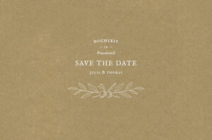 Save-the-Date Karten Provence Sand