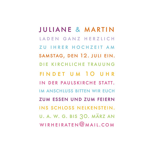 Hochzeitseinladungen Modern weiß - Seite 3 Hochzeitseinladungen Modern weiß - Seite 3