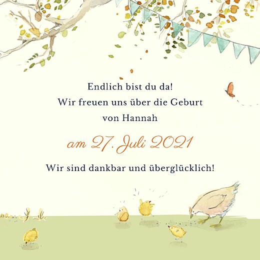 Geburtskarten Herbstmärchen (Leporello) Grün - Seite 3 Geburtskarten Herbstmärchen (Leporello) Grün - Seite 3