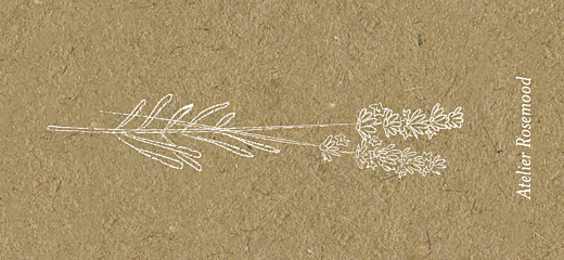Anhänger Hochzeit Provence Sand - Rückseite Anhänger Hochzeit Provence Sand - Rückseite