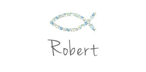 Platzkarte Taufe Liberty Fisch Blau Platzkarte Taufe Liberty Fisch Blau