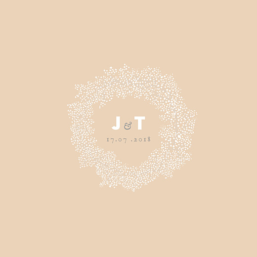 Hochzeitseinladungen Schleier beige Hochzeitseinladungen Schleier beige
