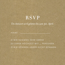 Antwortkarte Hochzeit Sonett Lang Blau & Violett Antwortkarte Hochzeit Sonett Lang Blau & Violett