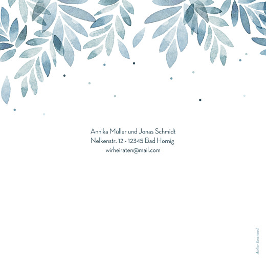 Hochzeitseinladung Sommernacht (gold) blau Hochzeitseinladung Sommernacht (gold) blau