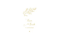 Tischkarten Hochzeit Feine Blätter Gelb Tischkarten Hochzeit Feine Blätter Gelb
