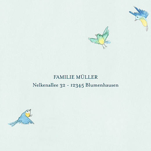 Geburtskarten Frühlingserwachen (Leporello) Zartblau - Seite 5 Geburtskarten Frühlingserwachen (Leporello) Zartblau - Seite 5