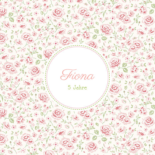 Geburtstagskarten Kinder Rosen rosa Geburtstagskarten Kinder Rosen rosa