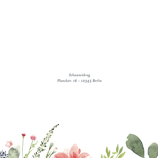 Hochzeitseinladungen Blumen Aquarell Beige - Seite 2