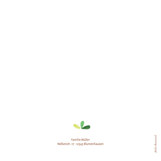 Taufeinladung Baum grün - Seite 4 Taufeinladung Baum grün - Seite 4
