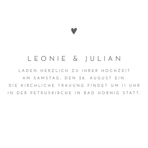 Hochzeitseinladungen Elegant herz (klappkarte) weiß - Seite 3 Hochzeitseinladungen Elegant herz (klappkarte) weiß - Seite 3