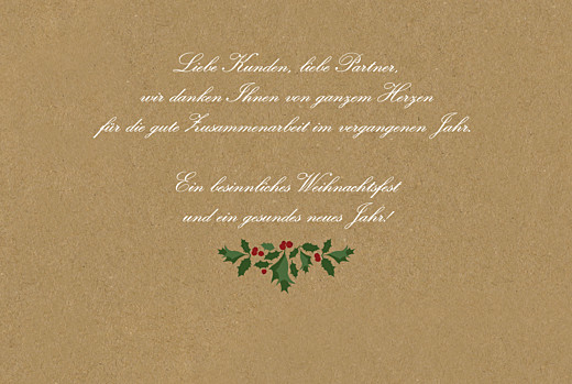 Weihnachtskarten geschäftlich Winterstimmung (Klappkarte) Sand - Seite 3 Weihnachtskarten geschäftlich Winterstimmung (Klappkarte) Sand - Seite 3