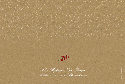 Weihnachtskarten geschäftlich Winterstimmung (Klappkarte) Sand - Seite 4 Weihnachtskarten geschäftlich Winterstimmung (Klappkarte) Sand - Seite 4