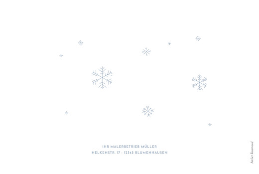 Weihnachtskarten geschäftlich Winter im Warmen (Klappkarte) Blau - Seite 4 Weihnachtskarten geschäftlich Winter im Warmen (Klappkarte) Blau - Seite 4