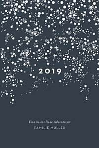 Weihnachtskarten milchstraße (klappkarte) marineblau Weihnachtskarten milchstraße (klappkarte) marineblau