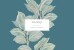 Dankeskarten Hochzeit Calathea blue - Seite 1 Dankeskarten Hochzeit Calathea blue - Seite 1