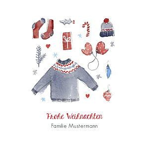 Weihnachtskarten klassisch winterzeit (klappkarte) weiß Weihnachtskarten klassisch winterzeit (klappkarte) weiß
